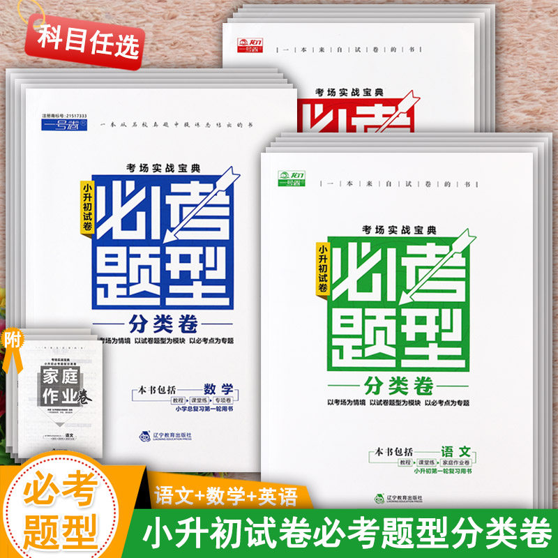小升初必考题型分类专项练习语文数学英语(含作业卷)龙门一号卷小升初复习资料辅导小学基础知识大全1-6年级同步小升初刷题押题卷