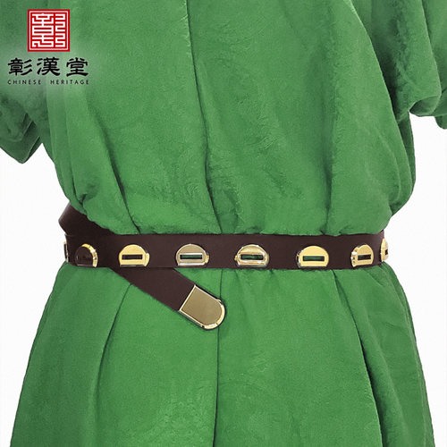 复原款唐制汉服配饰彰汉堂革带