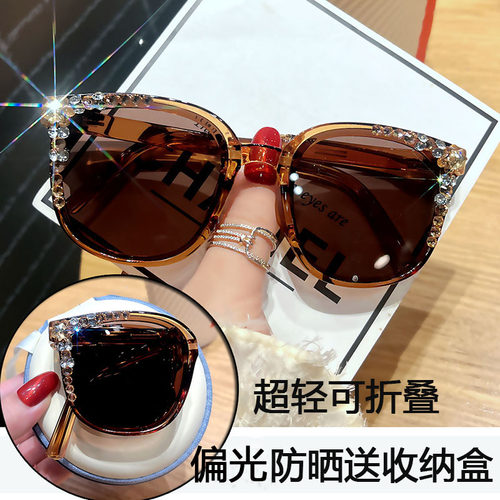 偏光墨镜折叠款男女太阳眼镜