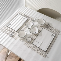 Слимная обеденная тарелка 2 человека [клыка для лица]