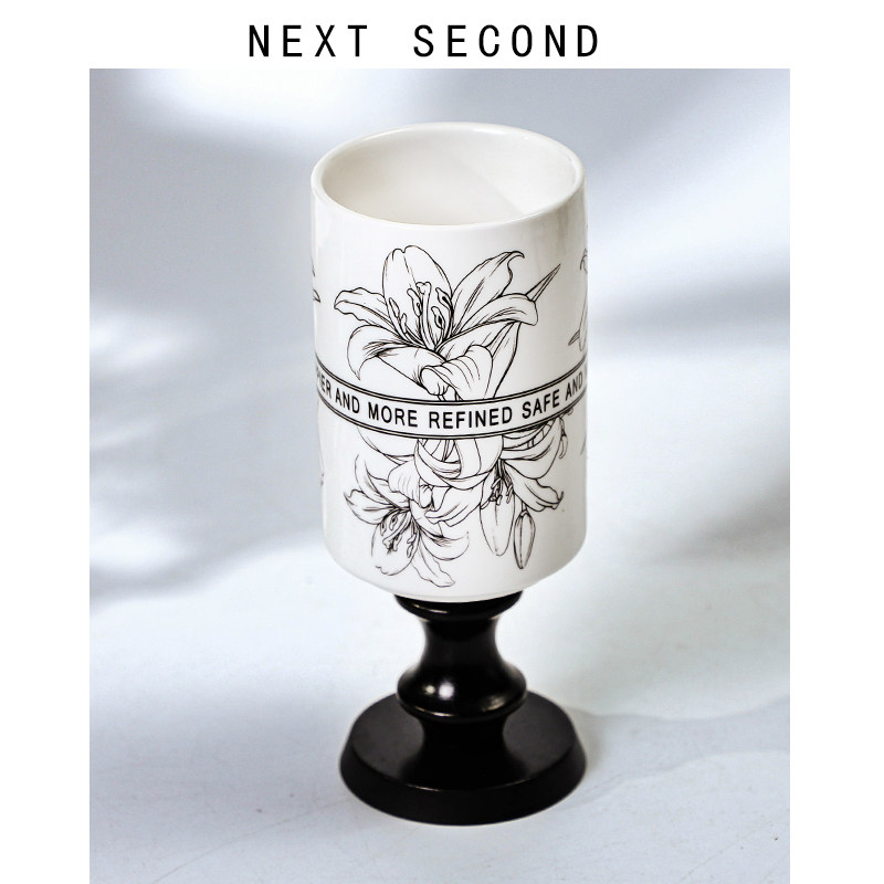 创意花瓶客厅饭厅摆件小众软装饰覆古高脚陶瓷花瓶水培鲜花花器,家居饰品,花瓶,淘宝优惠券,粉丝福利购,淘宝优惠卷