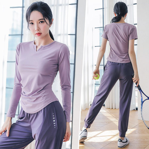 专业跑步运动套装女瑜伽服秋冬季