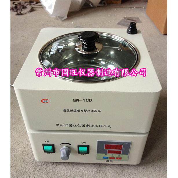 GW-1DF单孔油浴磁力加热搅拌器
