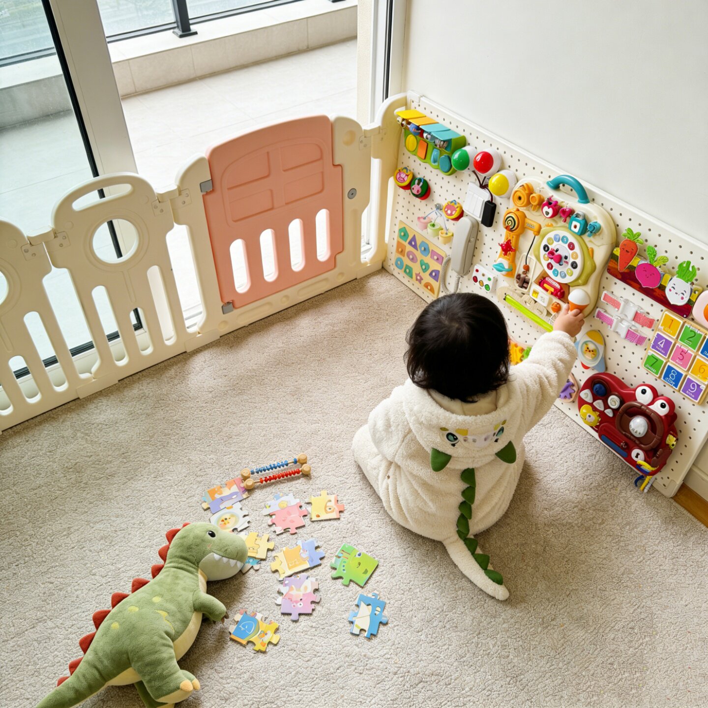 客厅蒙氏早教围栏单面爬爬垫忙碌板宝宝婴幼儿游戏防护栏三面儿童,玩具/童车/益智/积木/模型,游戏围栏,淘宝优惠券,粉丝福利购,淘宝优惠卷