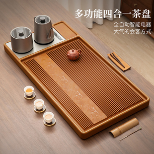 高端一体电木茶盘纯钛智能烧水壶泡茶台办公室家用茶托盘 2025新款