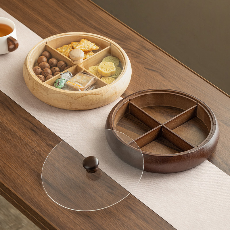 暖冬围炉煮茶圆形零食干果茶点盘家居待客零食带盖摆放盘简约摆件,餐饮具,茶道/零配,淘宝优惠券,粉丝福利购,淘宝优惠卷