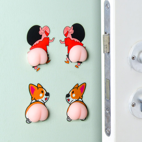 门把手硅胶防撞垫冰箱门后防磕碰