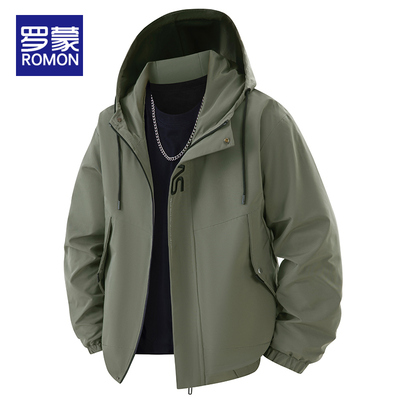 罗蒙连帽秋冬标准夹克