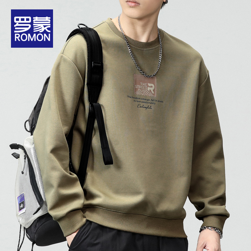 罗蒙男士长袖卫衣春秋季新品