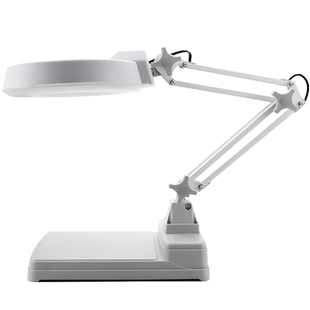 楚达 台式放大镜带104颗LED灯10倍20倍30倍光学高倍高清雕刻手机电子维修检验专业鉴定台灯带工作台1000专用