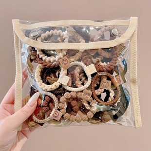 皮筋女扎头高级感夏季 高端发圈女生头饰发绳成人皮套 头绳2025新款