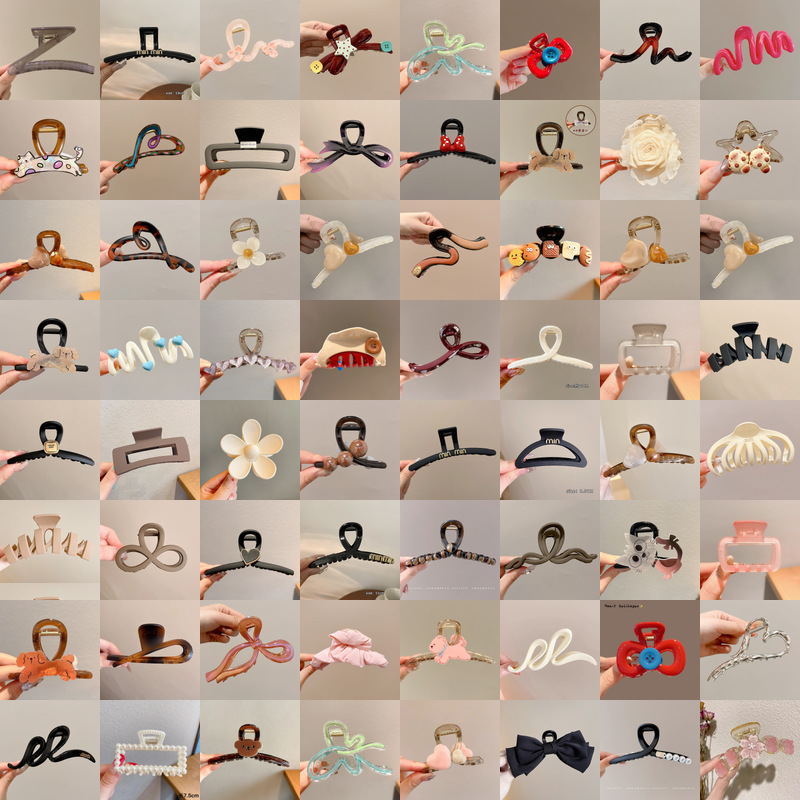 亚克力结发夹女高级感精致后脑勺盘发夹发卡夹子发饰头饰