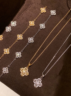 十里间金刚杵幸运草项链手链