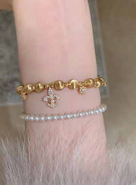 十里间亮晶晶猫眼手链手串