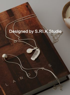 十里间【贝母梳子】长款叠戴项链