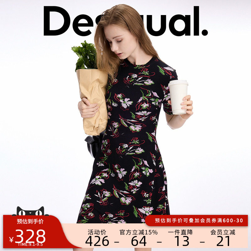 desigual西班牙彩色印花设计图片