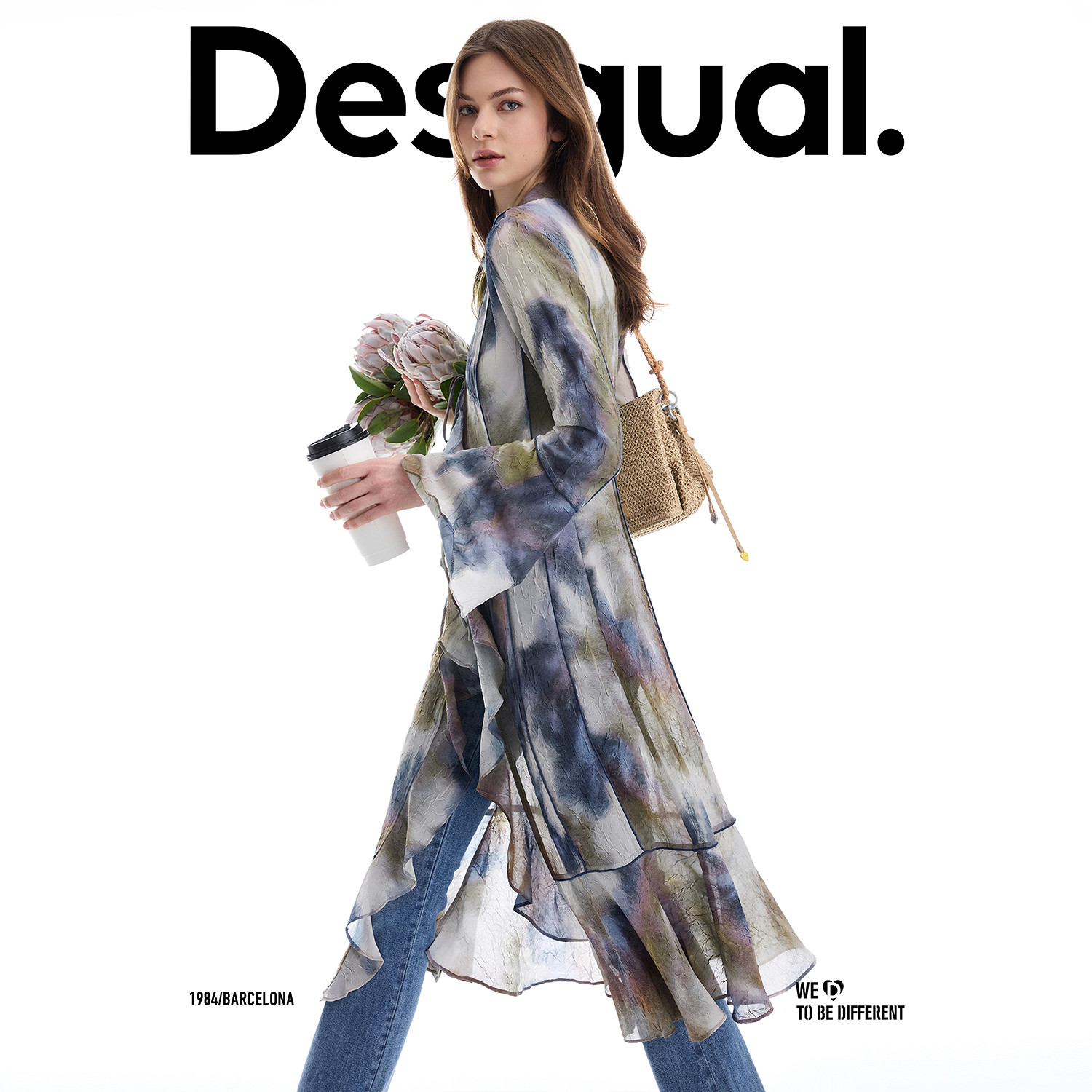 desigual西班牙彩色印花设计