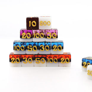 PTCG伤害指示物宝可梦6面骰子生命计数器亚克力精灵球简中