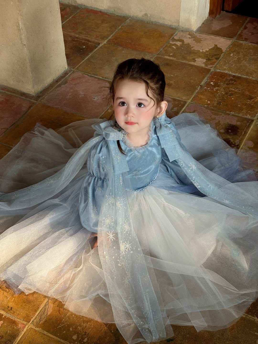 女童25秋冬冰雪奇缘爱莎公主裙女宝生日礼服长裙蝴蝶结肩带礼服裙,童装/婴儿装/亲子装,连衣裙,淘宝优惠券,粉丝福利购,淘宝优惠卷