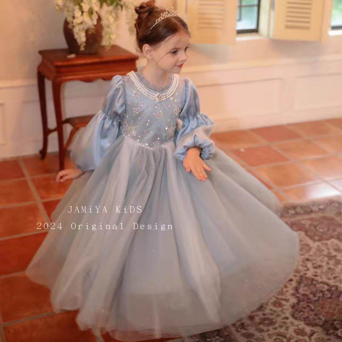 女童爱沙公主裙儿童连衣裙