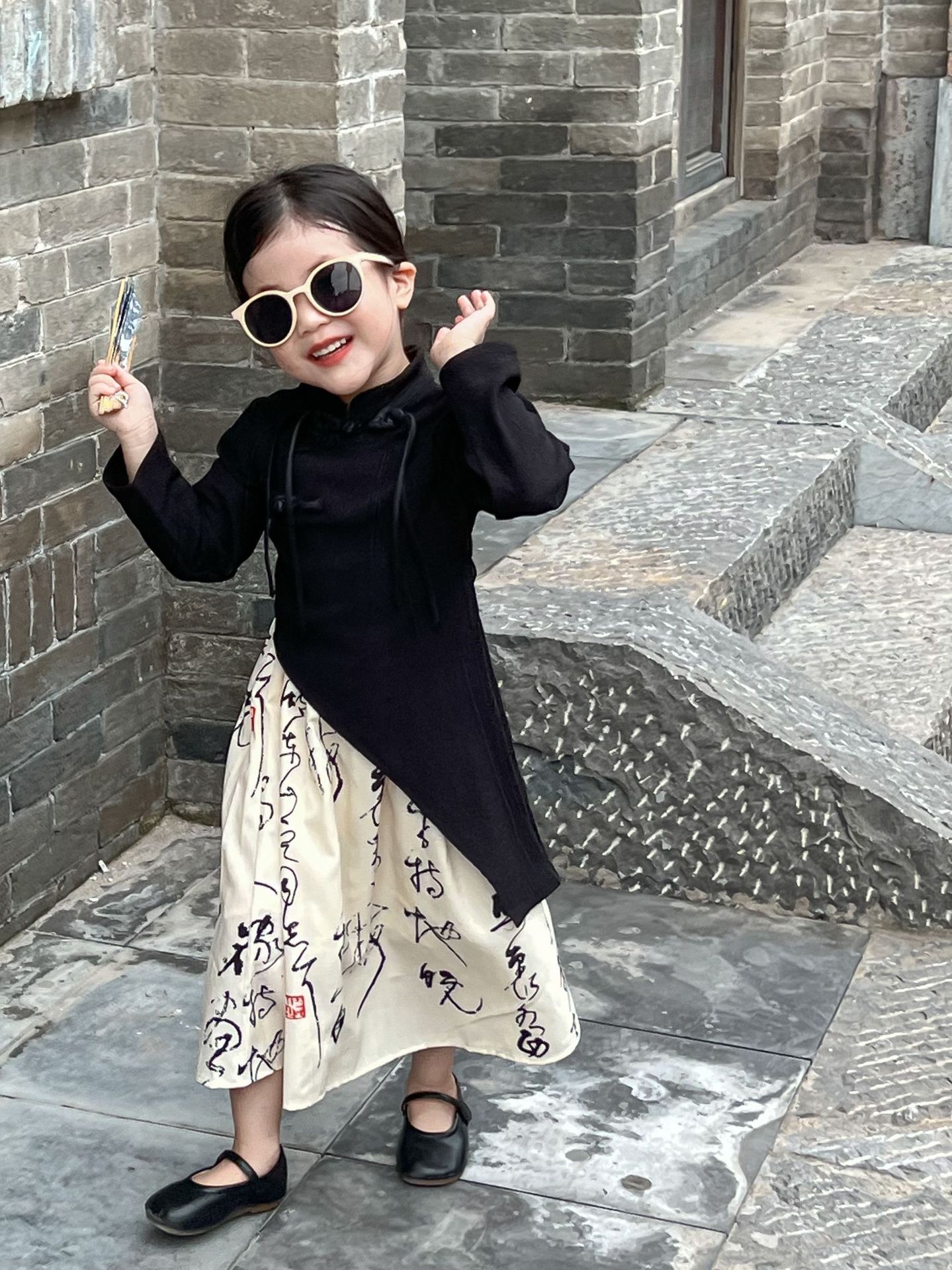 女童中国风千字文马面裙六一夏