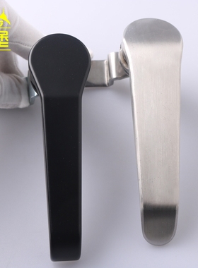 MS311不锈钢把手锁户外配电箱柜执手锁MS314开关柜工业柜门手柄锁