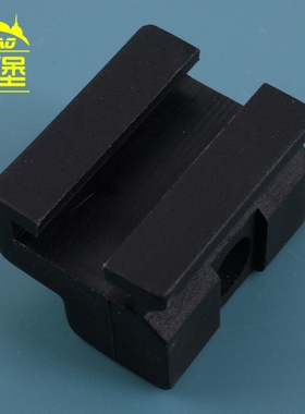 RG001-8锁杆固定件 黑色塑料锁杆定位件 连杆导向件 威图柜体配件