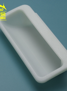 LS102ABS塑料暗拉手抽屉文件档案柜把手LS025铁皮更衣柜内嵌拉手