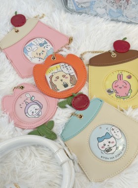 Baachoo原创 可爱花朵郁金香樱桃布丁吧唧包谷美徽章小挂包