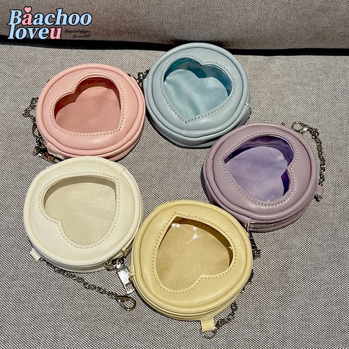Baachoo原创 可爱吧唧包小挂包谷美痛包小食量包挂件零钱包爱心
