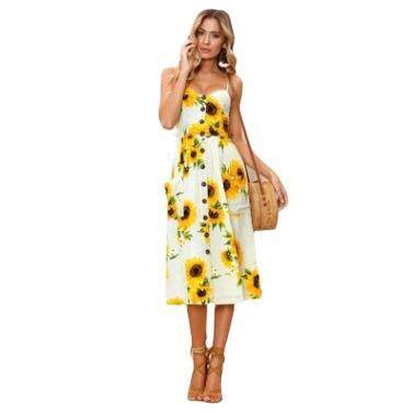 Sunflower and Pineapple Pattern Printed Hanging Strap Open B