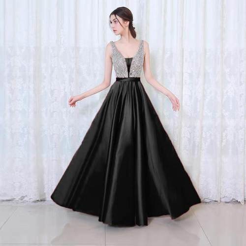 Off shoulder dress collar evening gown 露肩连衣裙领晚礼服