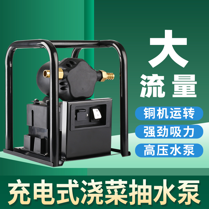 充电式抽水泵浇菜神器农用