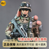 6荒漠边防战士陆军兵人手办中国军人模型人偶战友老兵退伍礼物