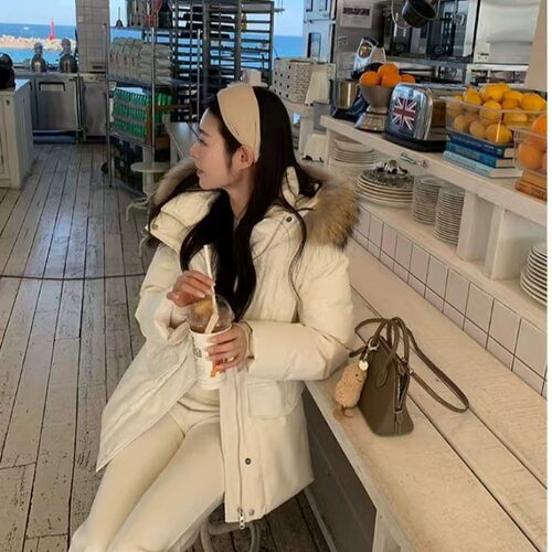 周壹 EEONE1极寒之冬 户外硬壳三防派克羽绒服棉服冬装毛领外套