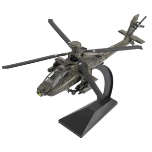 阿帕奇武装直升机合金模型摆件军事战斗飞机模型航模仿真儿童玩具