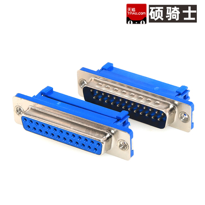 DB9/15/25/37P压线式串口插座免焊接排线公母DIDC接头D-SUB接口