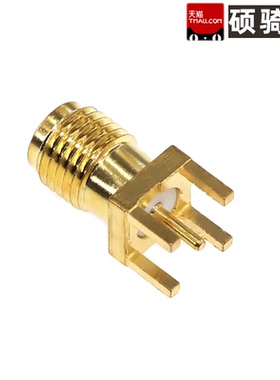 HL-SMA-KE-02 RF射频同轴连接器 SMA 直脚 直头 天线座 板端座子