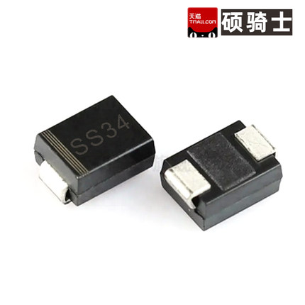 1N5822 SS34 肖特基二极管  SMA SMB SMC 3A 40V DC-214AC AB