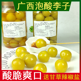 广西特产李子腌制水果酸李子酸辣 开胃下饭菜零食小吃下饭菜