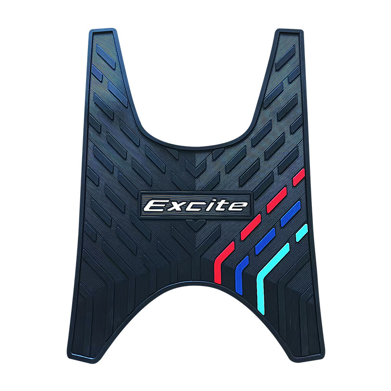 适用铃木丽梦125新款摩托车踏板垫改装防水踩脚橡胶脚垫 QS125T-