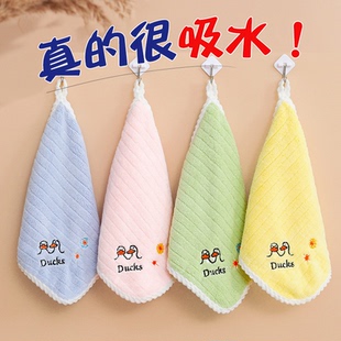 儿童卡通毛巾方巾洗脸擦脸家用方形面巾比纯棉柔软吸水宝宝幼儿园