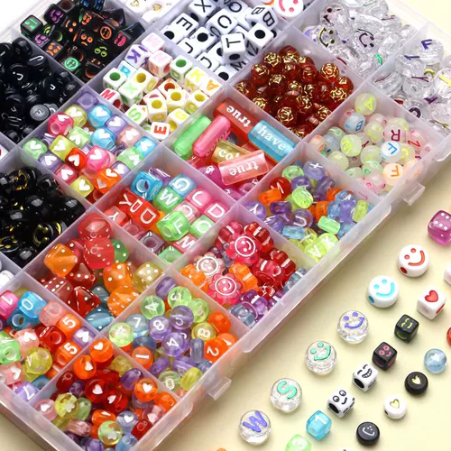 Акриловые бусины с буквами, браслет из бисера ручной работы, брендовое ожерелье, брелок, аксессуар, аксессуары, английские буквы, DIY