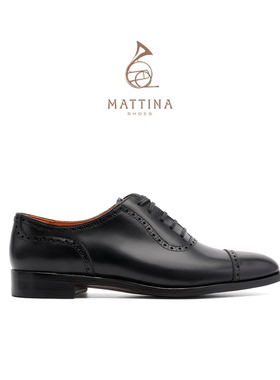 MATTINA 2025年秋冬新款正装皮鞋布雷克内线工艺C楦真皮大底男鞋