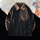 WX920/P55春装新款华夫格拉链polo衫大码卫衣男，男装卫衣，电商A018