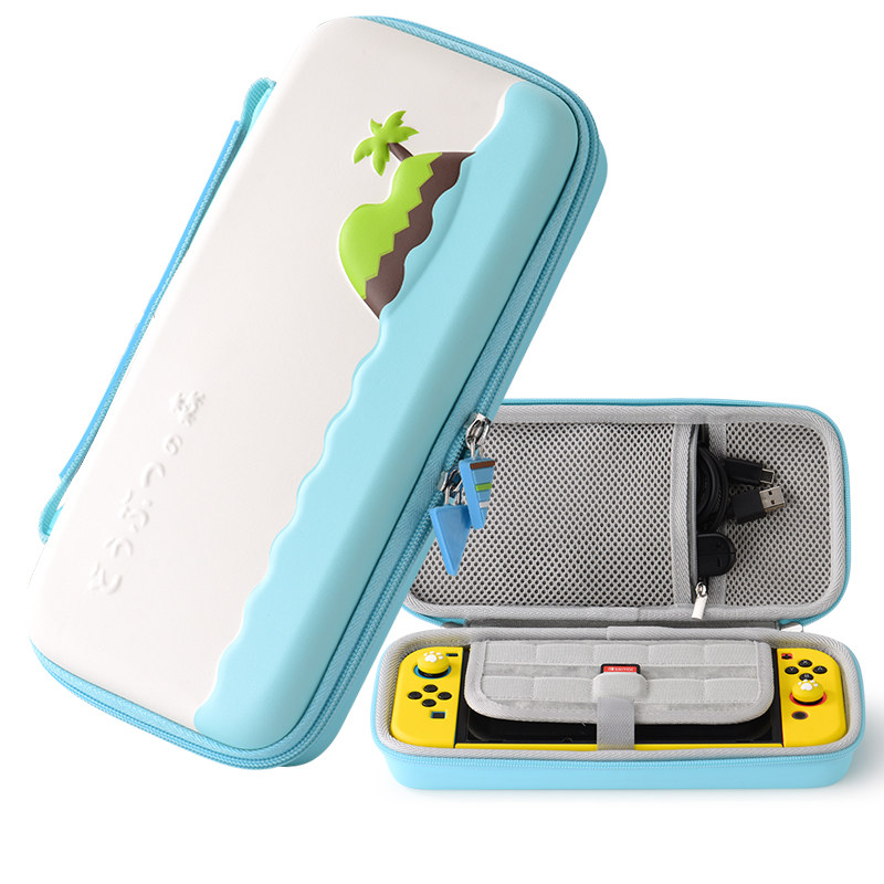 任天堂switch收纳包oled保护壳硅胶可插底座便携分体NS全套周边配件整理包switch动森限定续航版保护套收纳盒