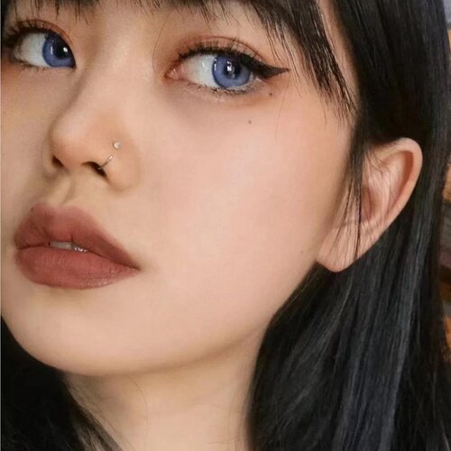 rockboil钛钢个性C形鼻环女辣妹