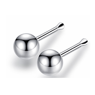 热波925纯银豆豆爱心星星带钻迷你耳钉小耳钉耳骨钉耳棒鼻钉鼻环