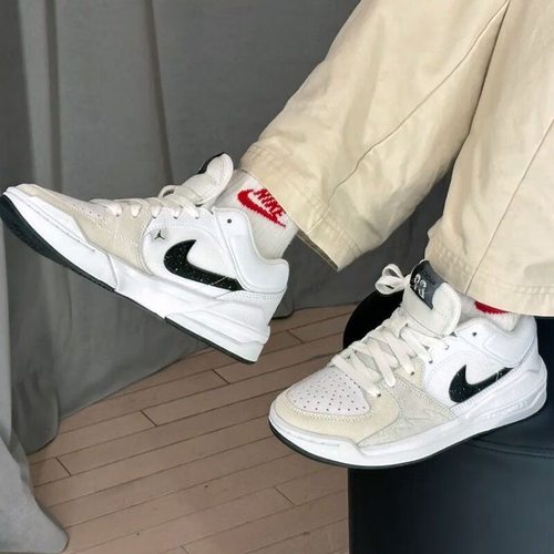 Nike/ 耐克 JORDAN STADIUM 90复古运动低帮休闲鞋灰色