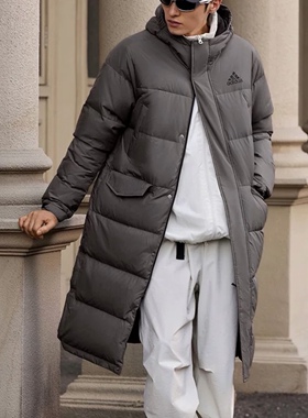 Adidas/阿迪达斯男女款冬季长款运动羽绒服 JW6741 /KQ5514